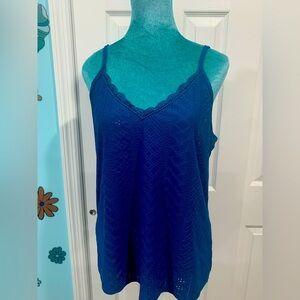 Royal Blue lacyTank 💙!